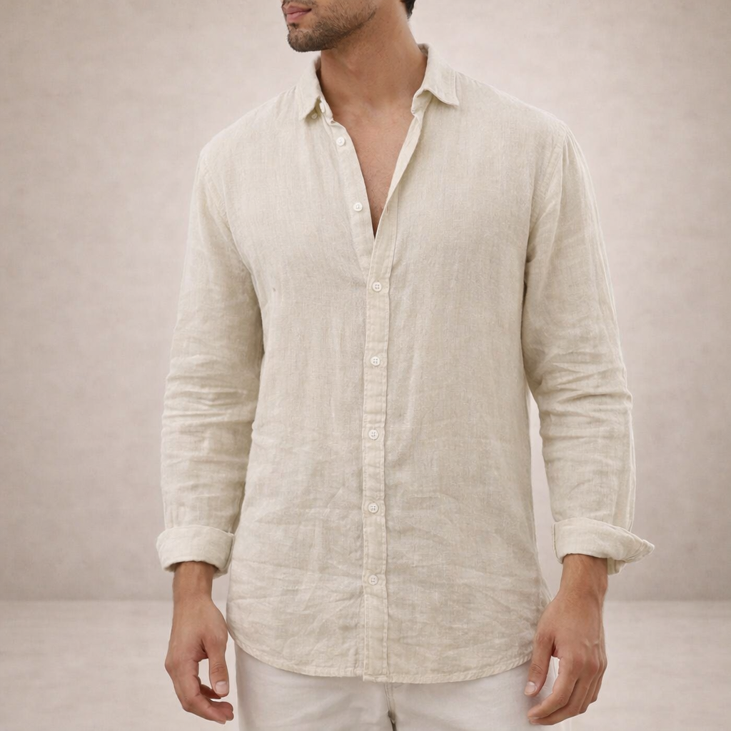 Alfie | Men's Open Collar Casual Summer Shirt