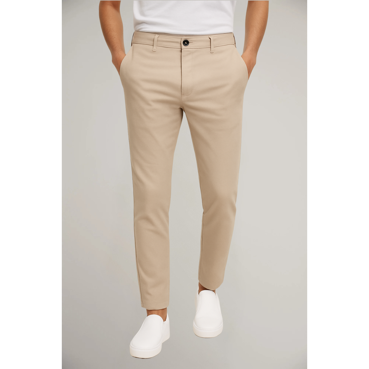 Sebastian | Men's Tailored Slim-Leg Trousers