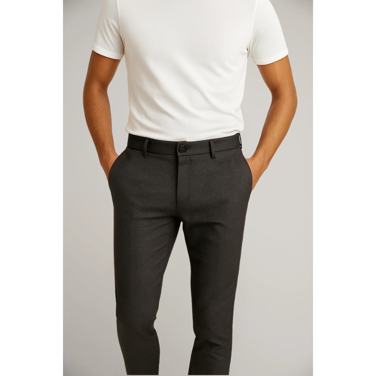 Sebastian | Men's Tailored Slim-Leg Trousers
