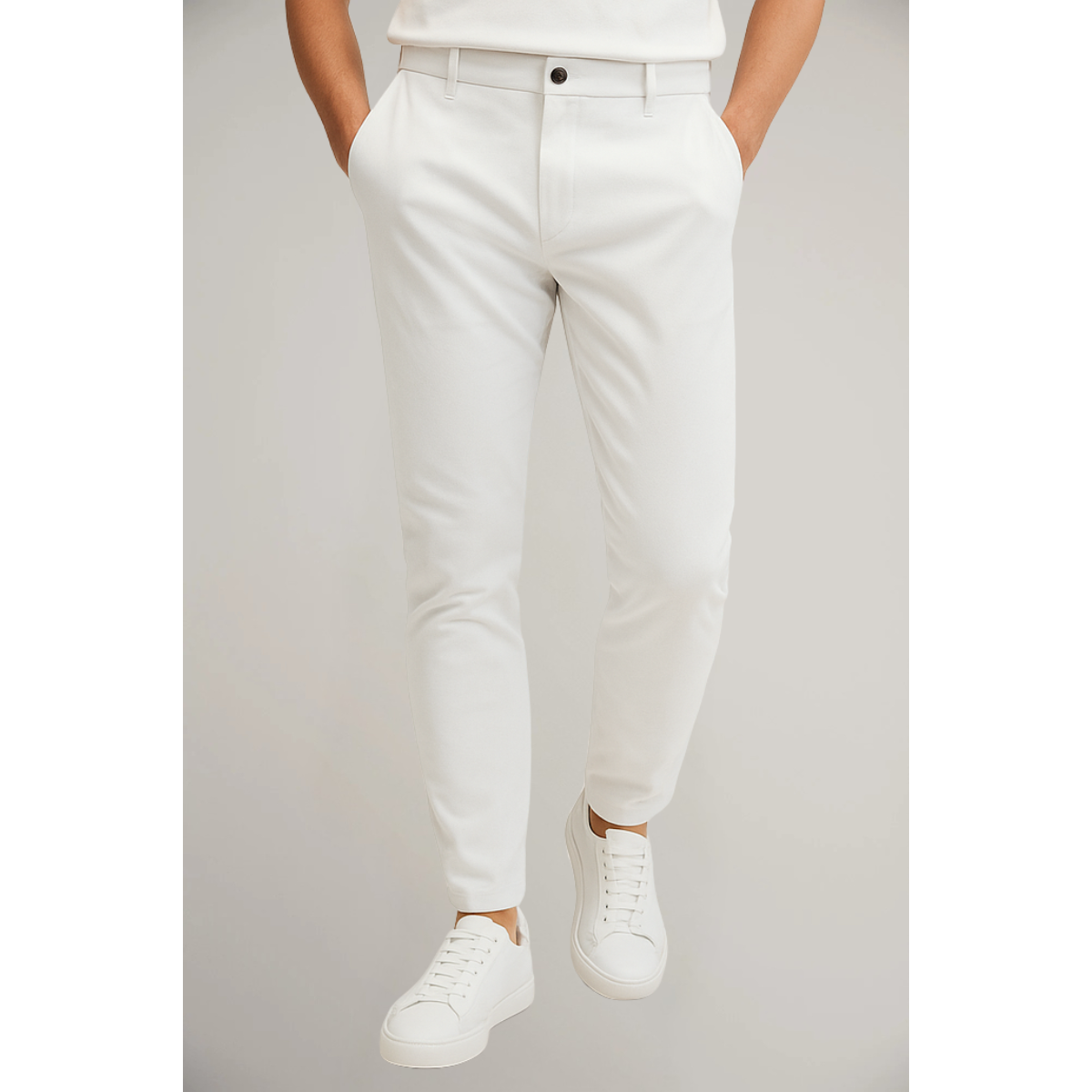 Sebastian | Men's Tailored Slim-Leg Trousers