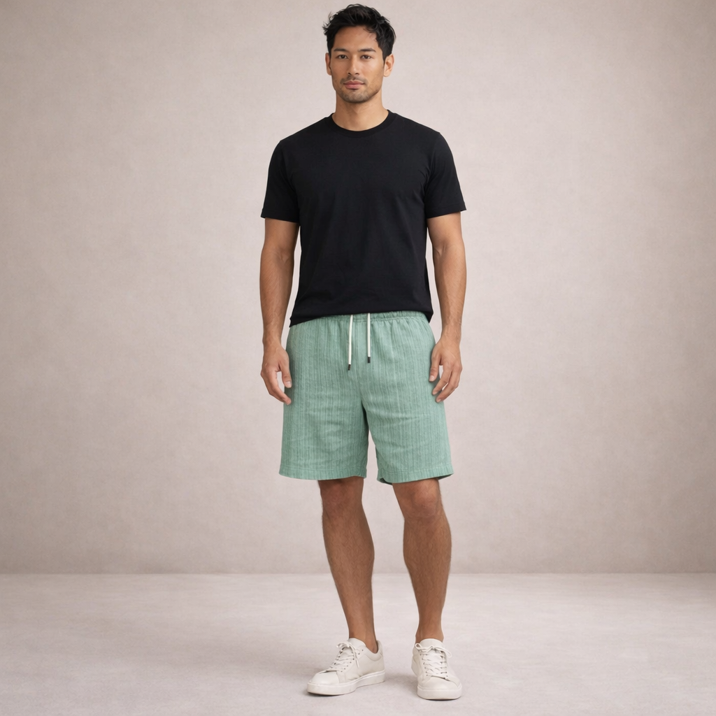 Monty | Men's Regular Fit Casual Summer Shorts