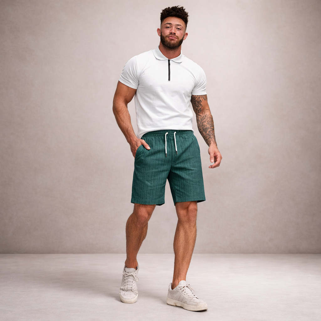 Monty | Men's Regular Fit Casual Summer Shorts