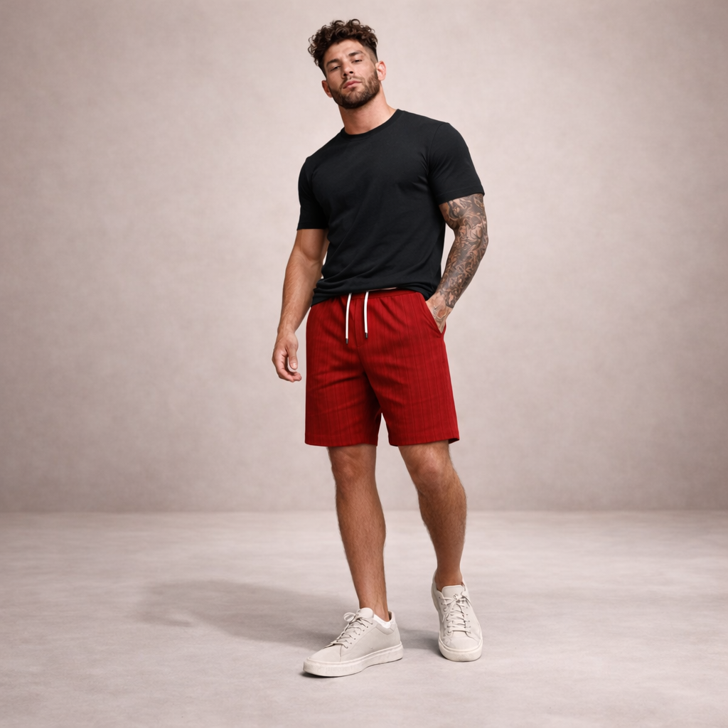 Monty | Men's Regular Fit Casual Summer Shorts