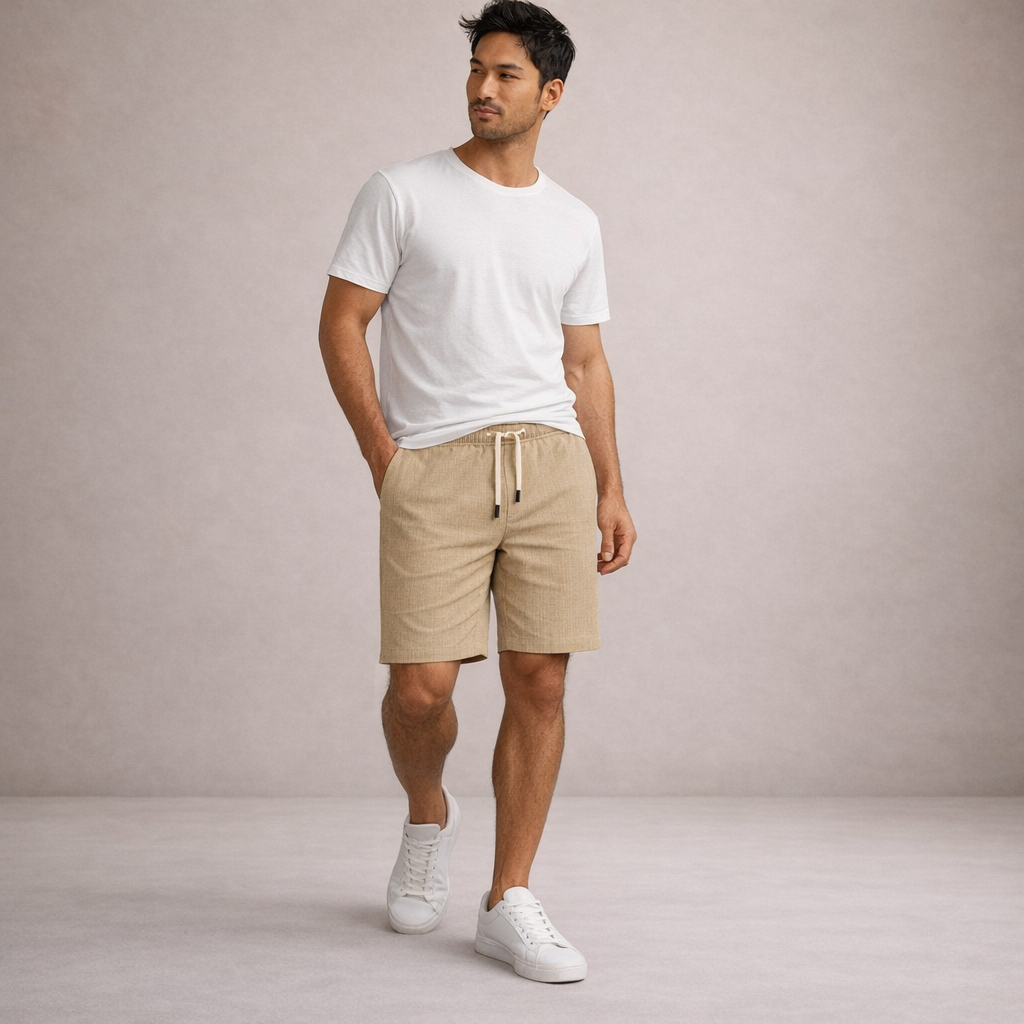 Monty | Men's Regular Fit Casual Summer Shorts