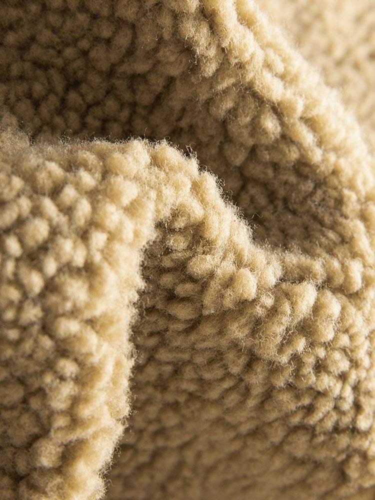 Nathaniel | Men's Teddy-Lined Ribbed Winter Jacket