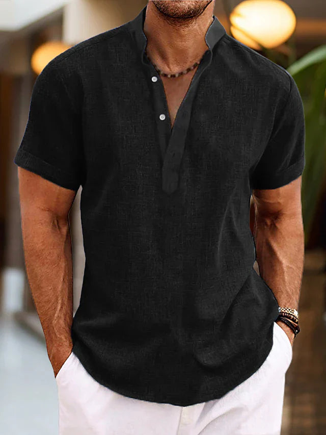Miles | Men's V-Neck Polo Shirt