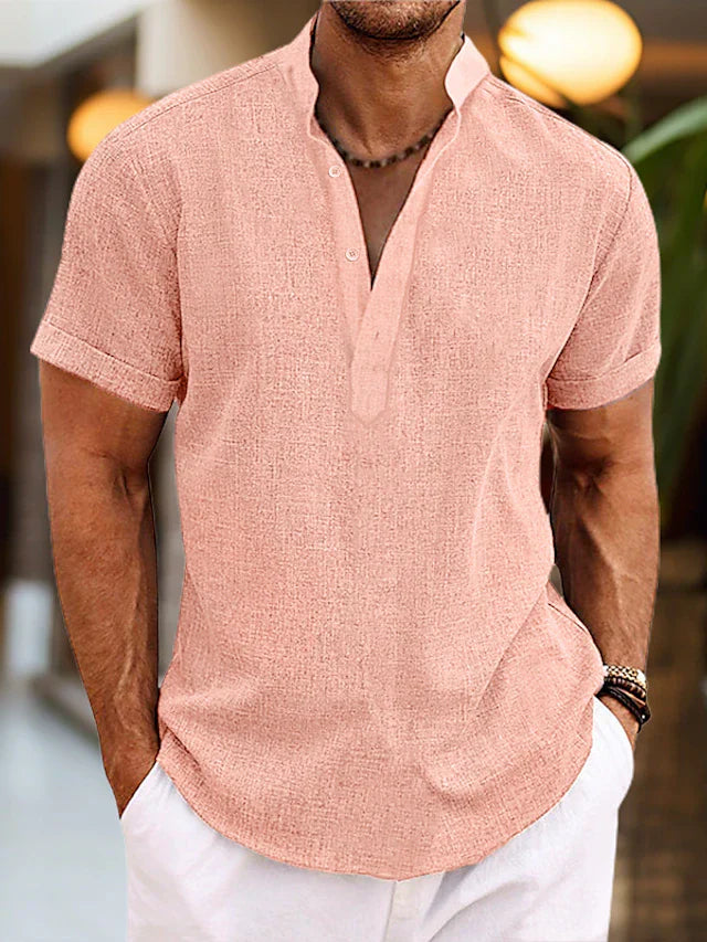 Miles | Men's V-Neck Polo Shirt