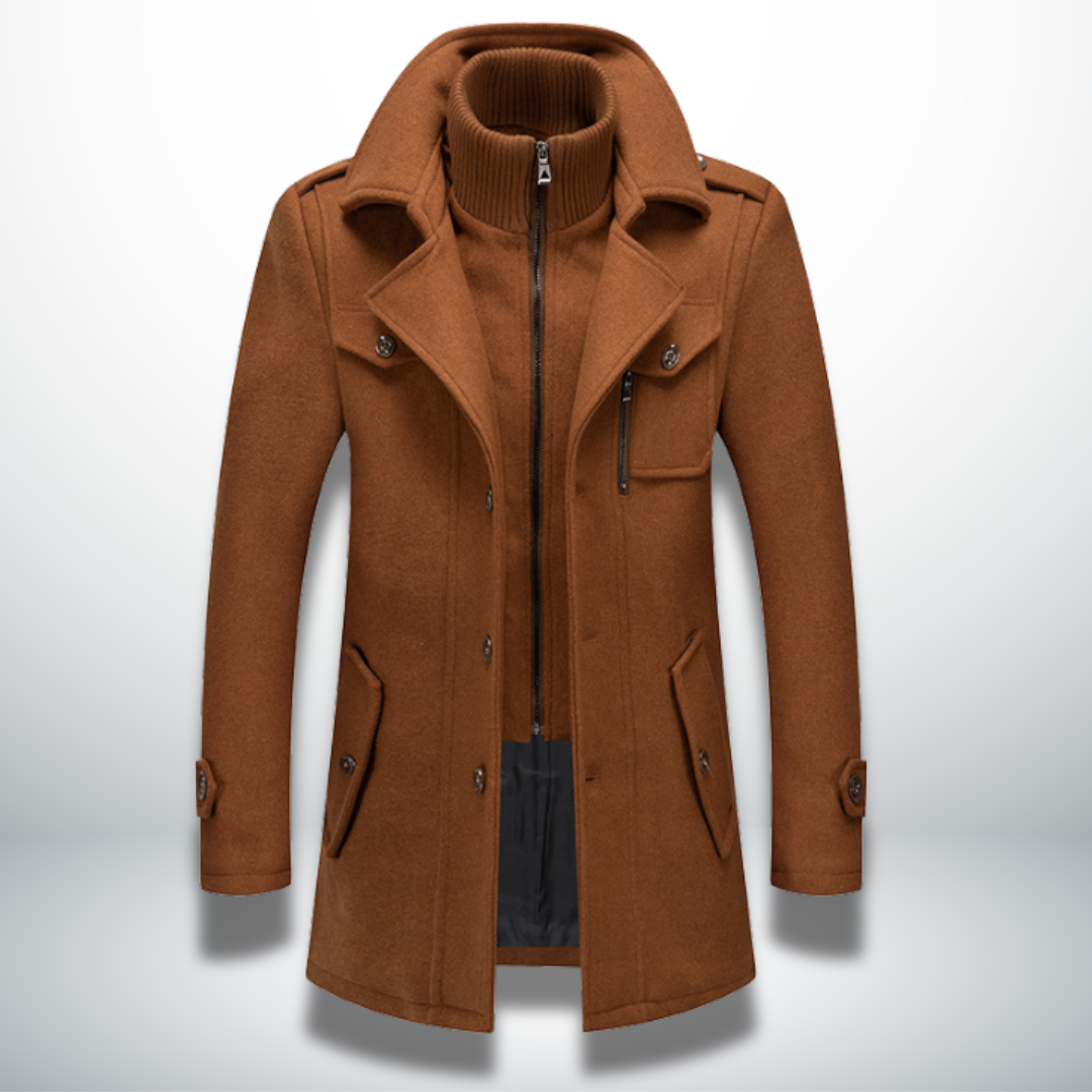 Roland | Men's Slim Fit Wool Blend Winter Coat