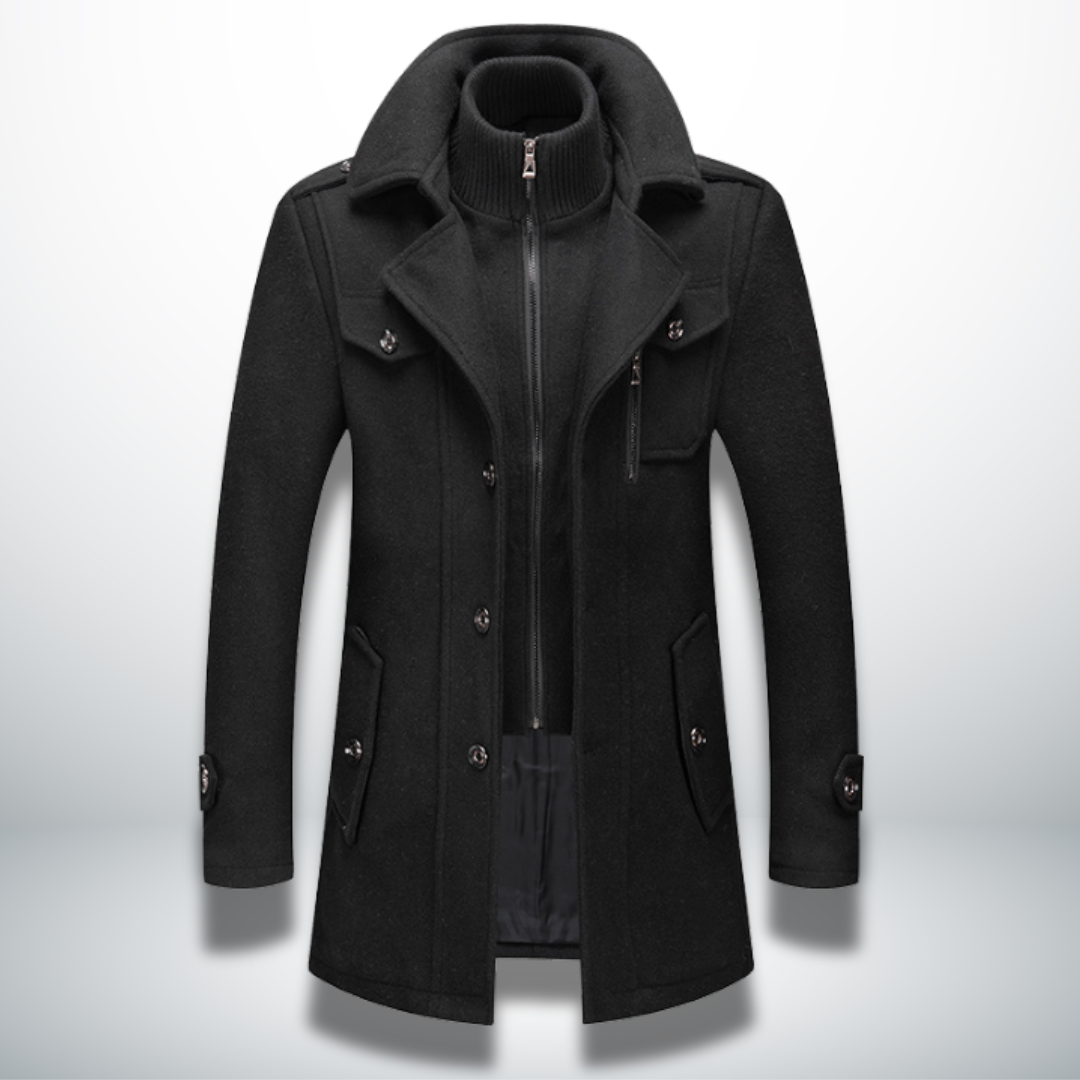 Roland | Men's Slim Fit Wool Blend Winter Coat