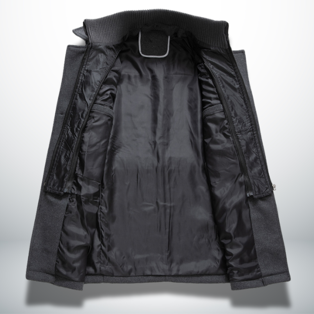 Roland | Men's Slim Fit Wool Blend Winter Coat