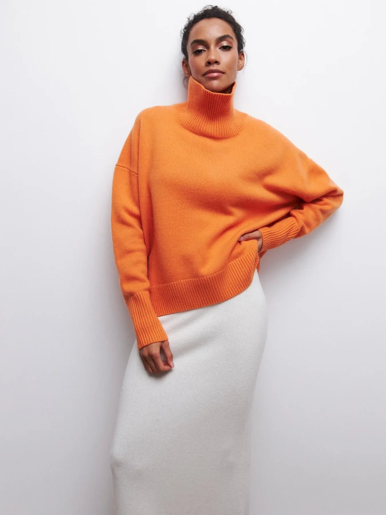 Rosetta | Women's Oversized Mock Neck Jumper