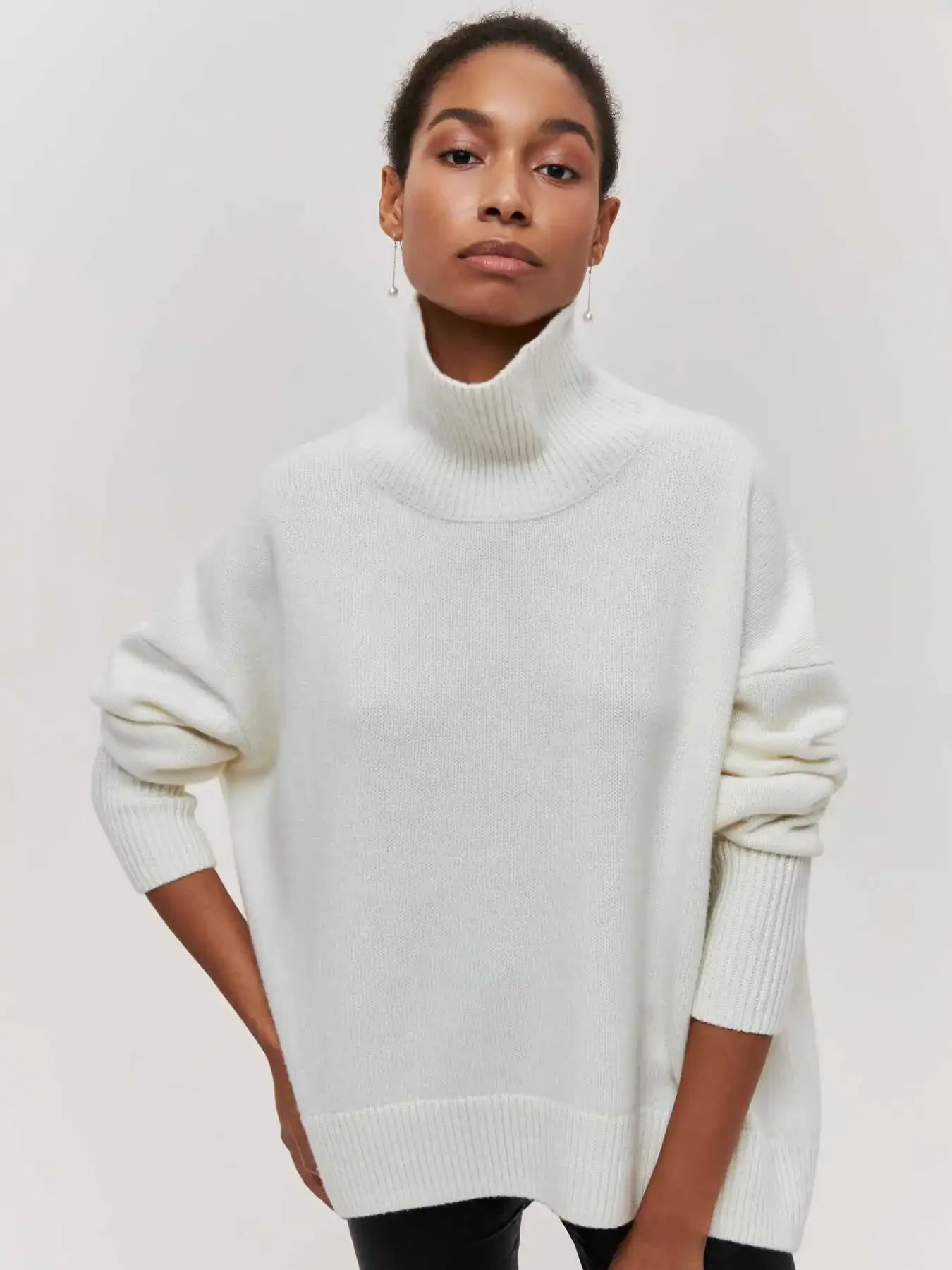 Rosetta | Women's Oversized Mock Neck Jumper