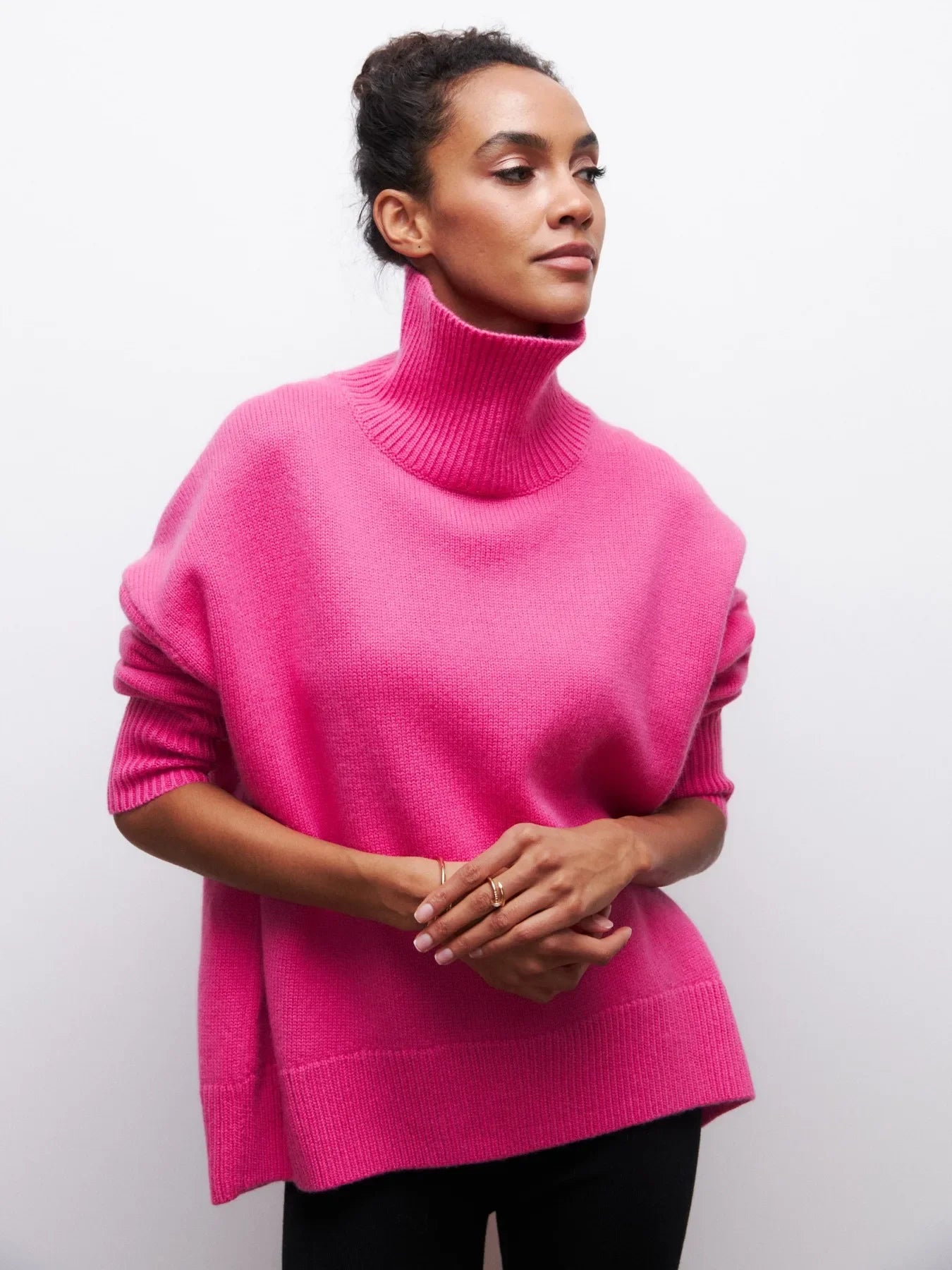 Rosetta | Women's Oversized Mock Neck Jumper