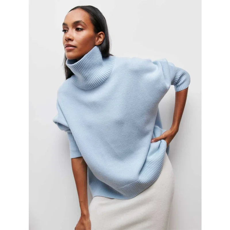 Rosetta | Women's Oversized Mock Neck Jumper