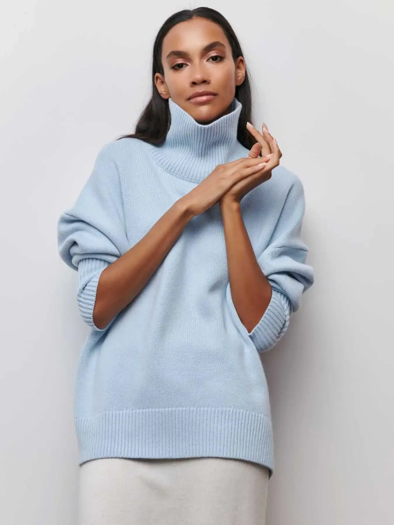 Rosetta | Women's Oversized Mock Neck Jumper