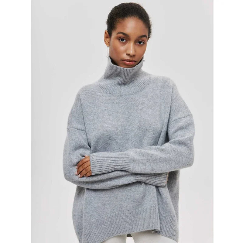 Rosetta | Women's Oversized Mock Neck Jumper