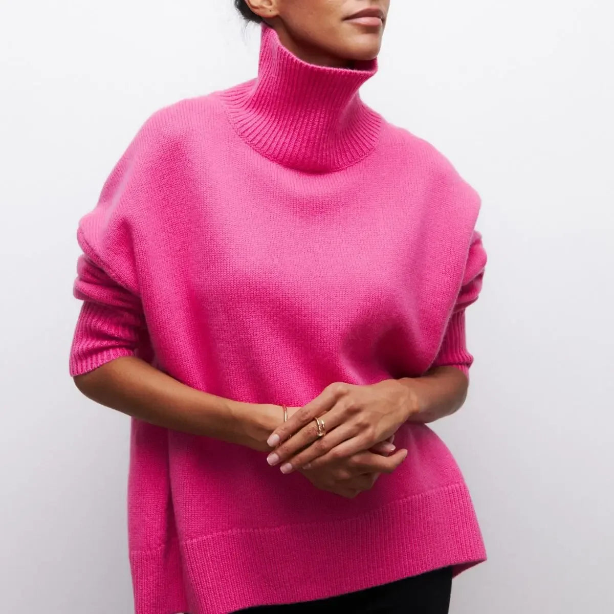Rosetta | Women's Oversized Mock Neck Jumper