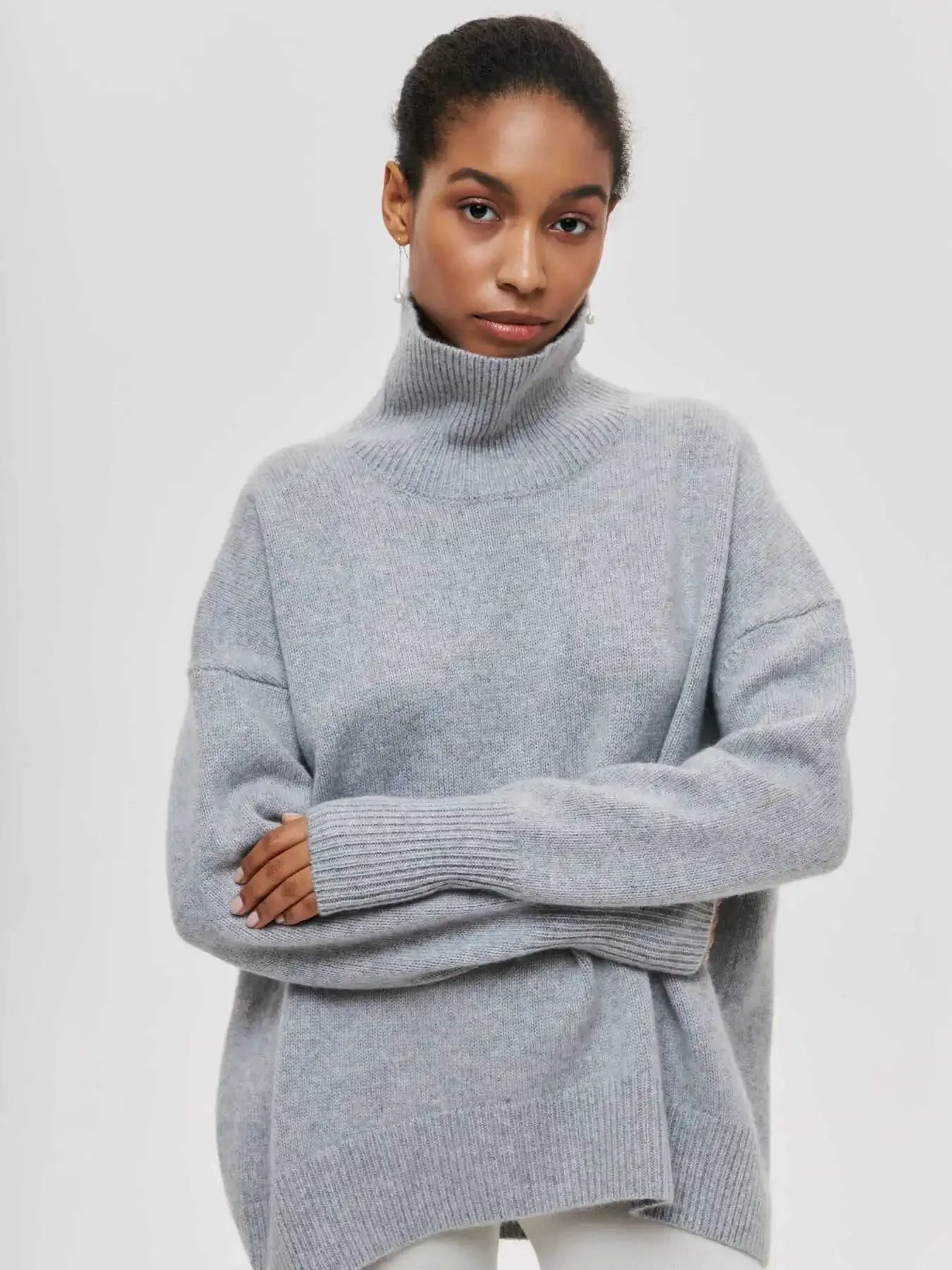 Rosetta | Women's Oversized Mock Neck Jumper