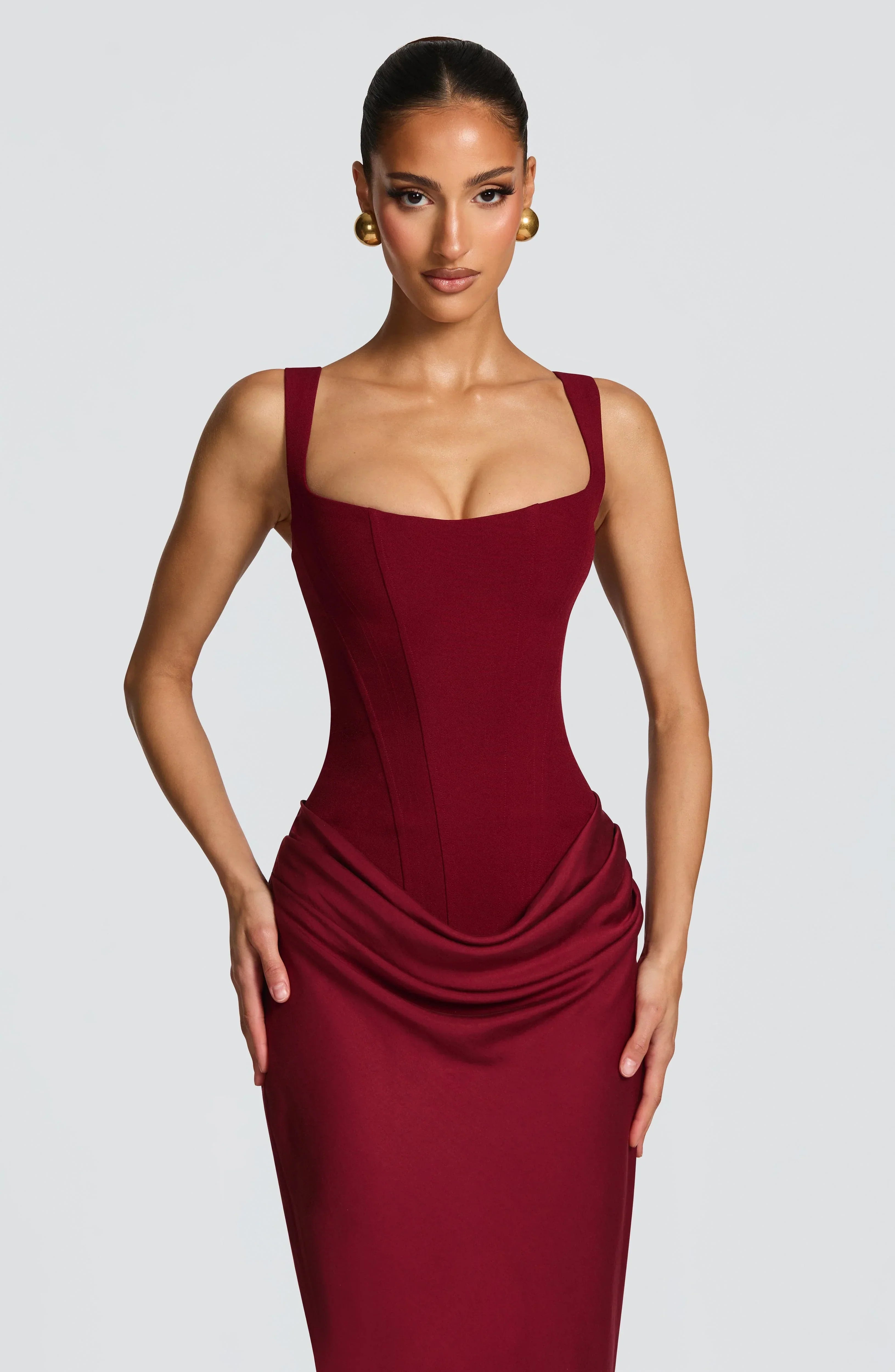 Sloane | Women's Backless Fitted Maxi Summer Dress