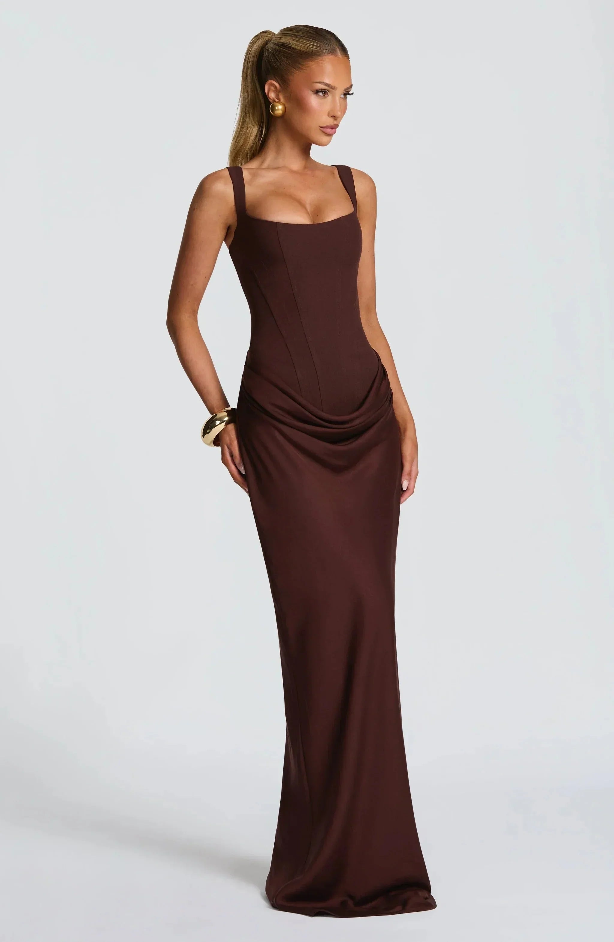 Sloane | Women's Backless Fitted Maxi Summer Dress