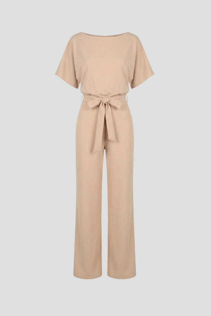Olivia | Women's Belted Wide-Leg Jumpsuit