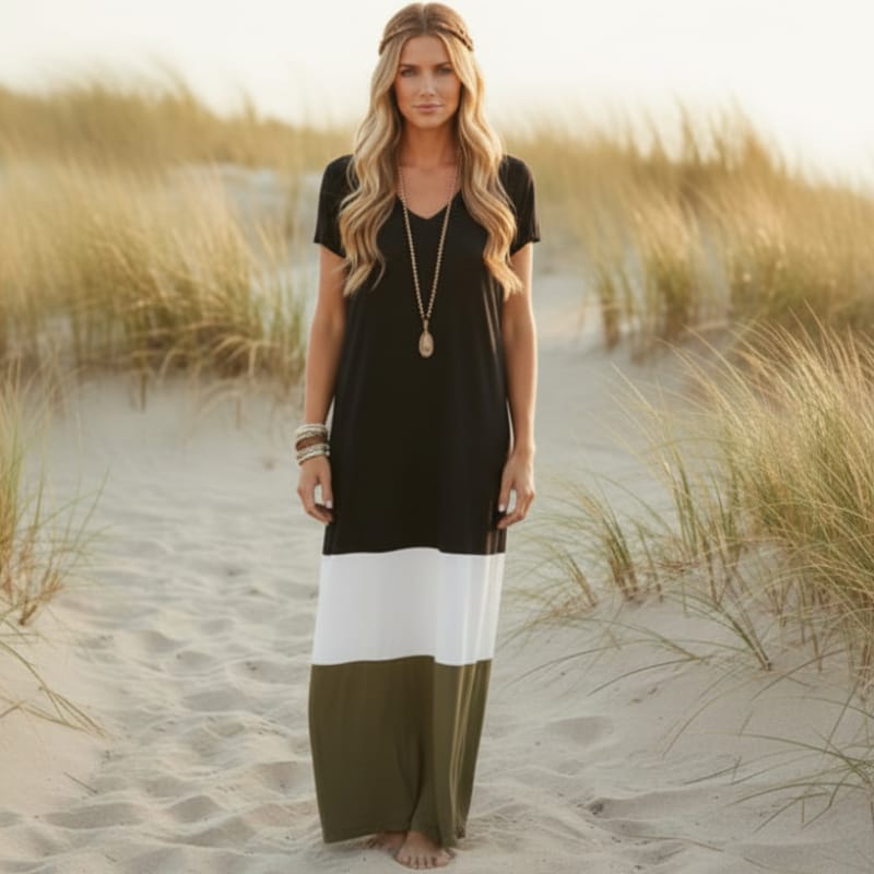 Willow | Women's Boho V-Neck Maxi Dress