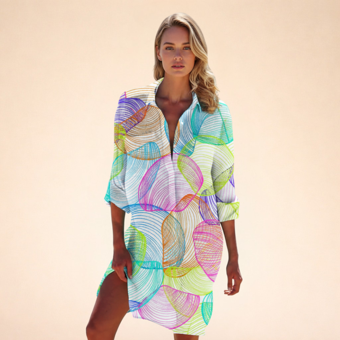 Harriet | Women's Button-Front Shirt Dress