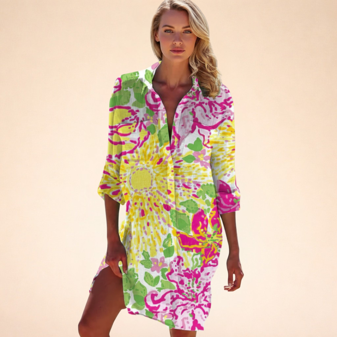 Harriet | Women's Button-Front Shirt Dress