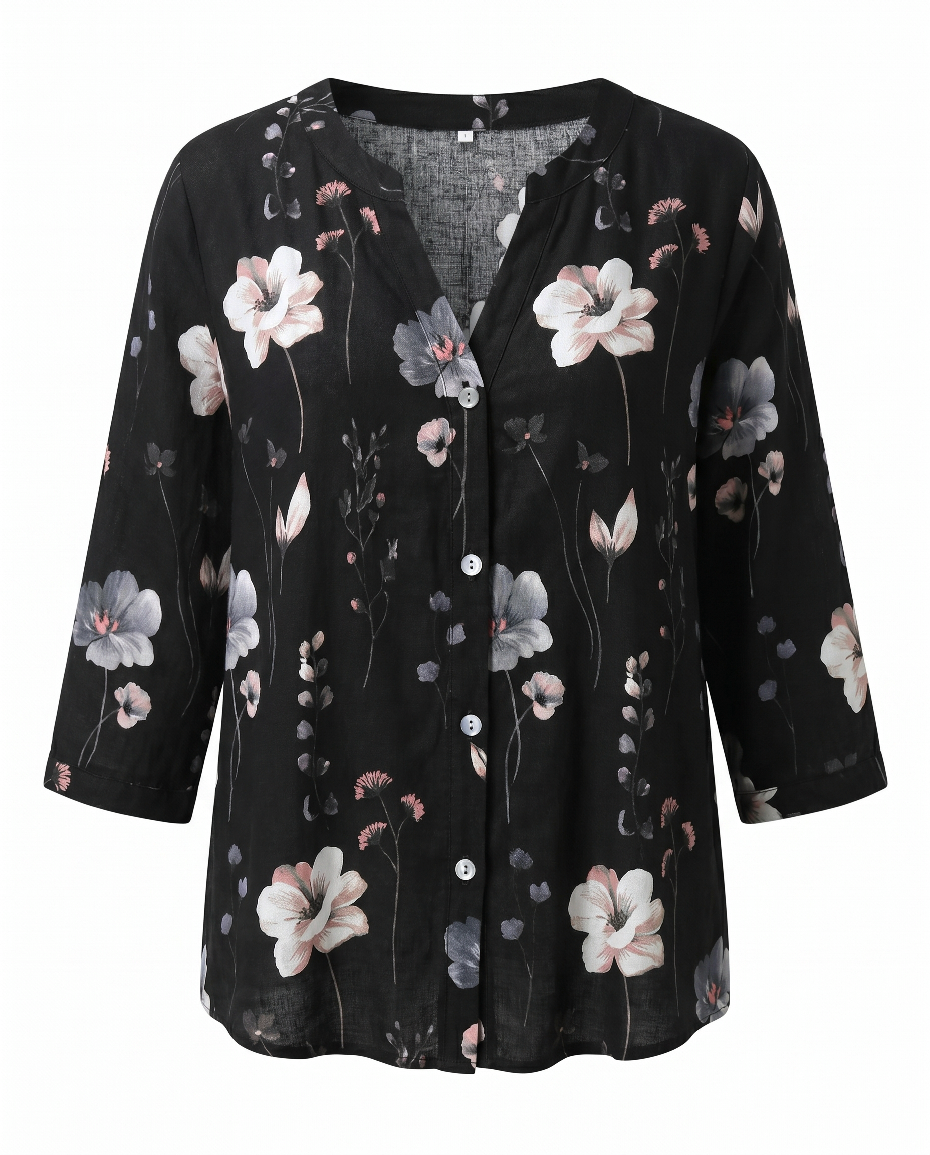 Iris | Women's Floral V-Neck Summer Blouse