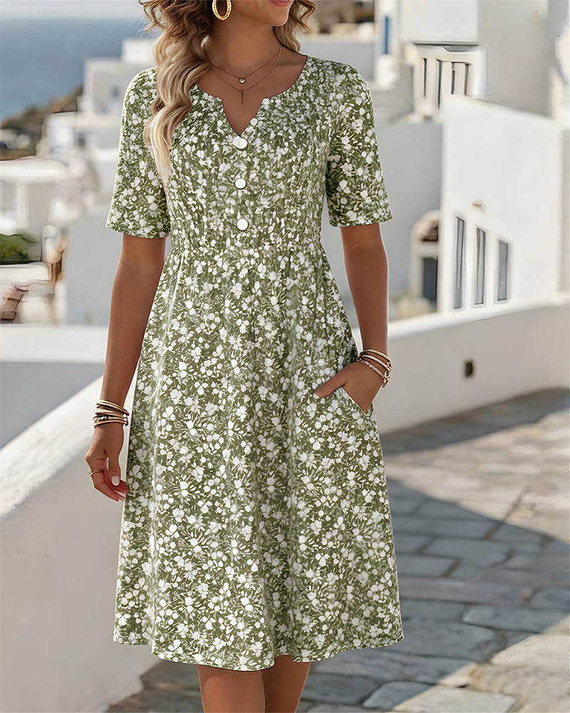 Primrose | Women's Floral V-Neck Summer Dress