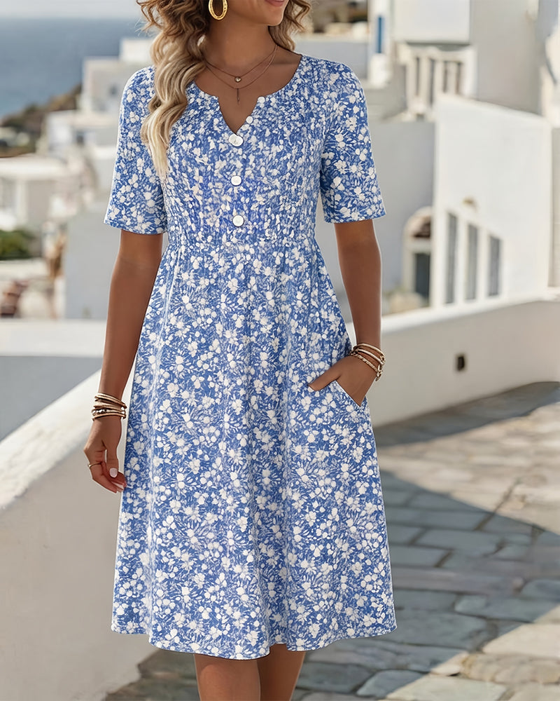 Primrose | Women's Floral V-Neck Summer Dress