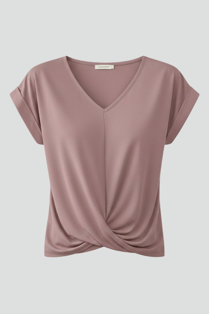 Grace | Women's V-Neck Short Sleeve Blouse