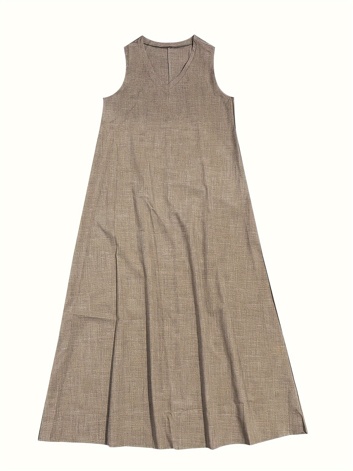 Sabine | Women's V-Neck Sleeveless Maxi Summer Dress