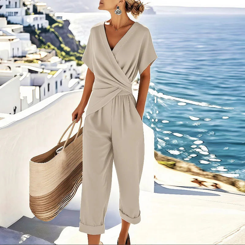 Imogen | Women's Wrap Front Two Piece Set