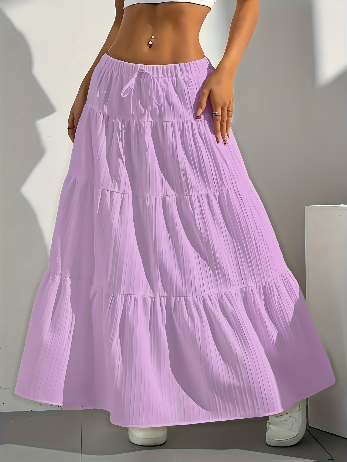 Lilian | Women's Tie-Back Flared Summer Skirt