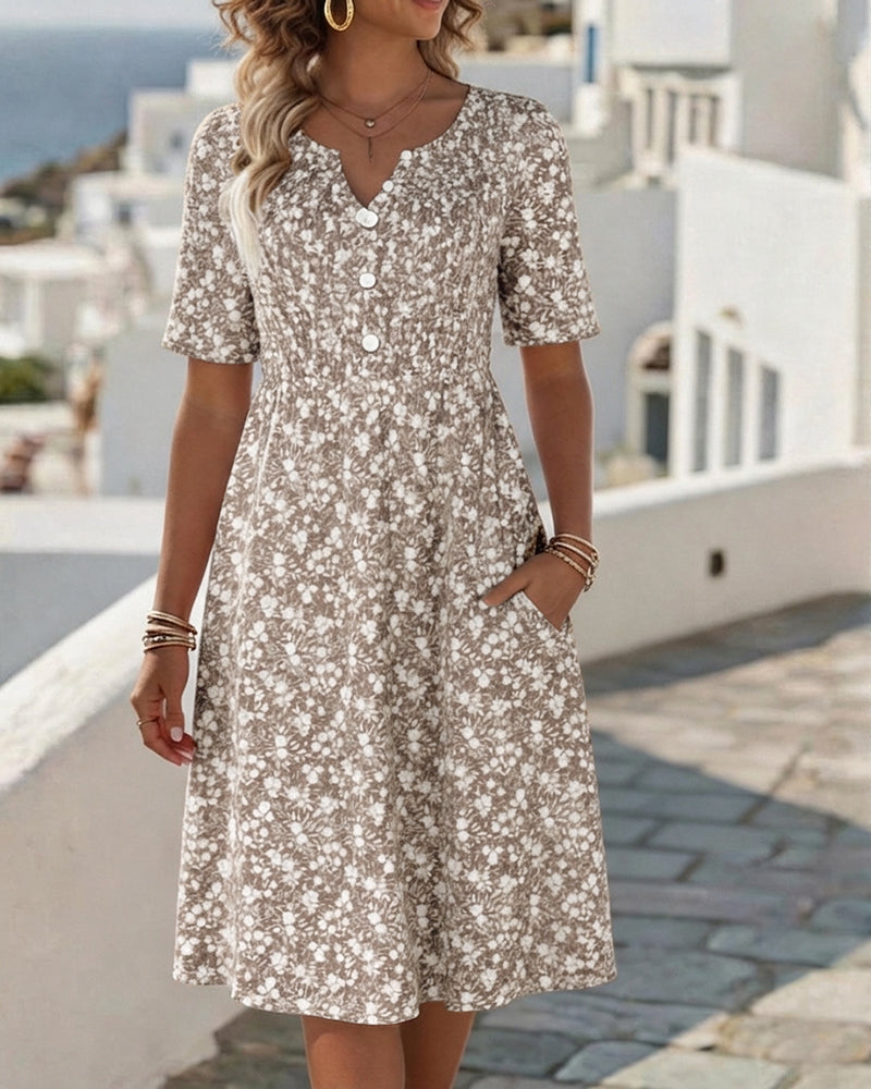 Primrose | Women's Floral V-Neck Summer Dress