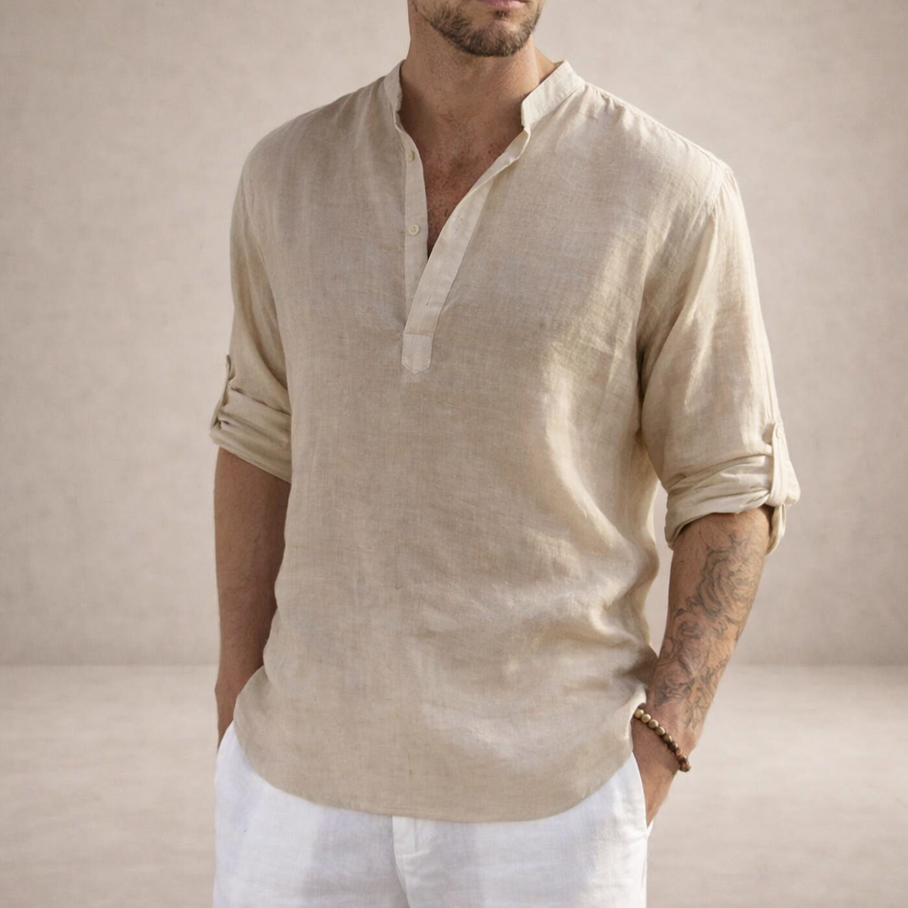 Rufus | Men's Stand Collar Summer Shirt