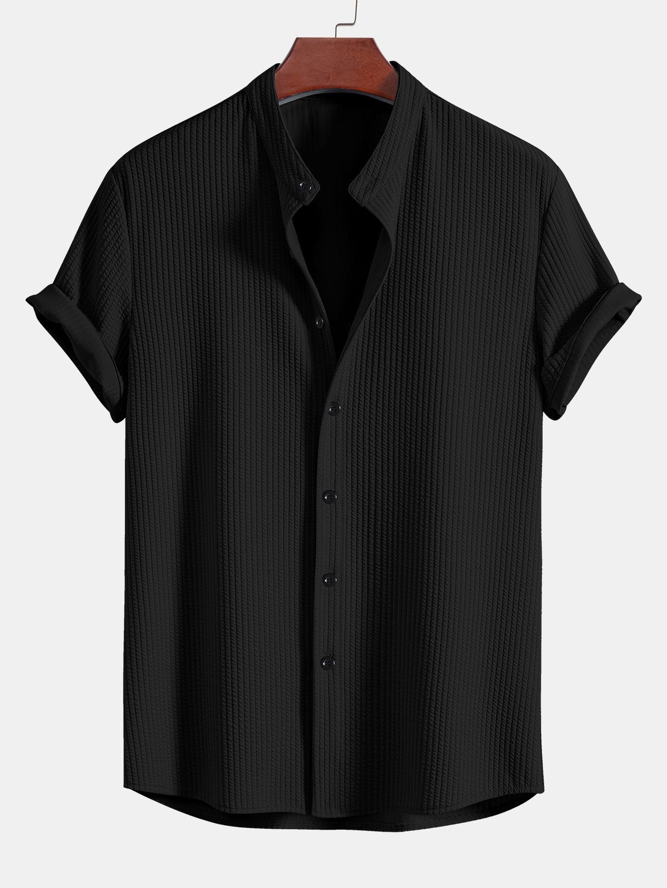 Cecil | Men's Muscle Fit Ribbed Summer Shirt