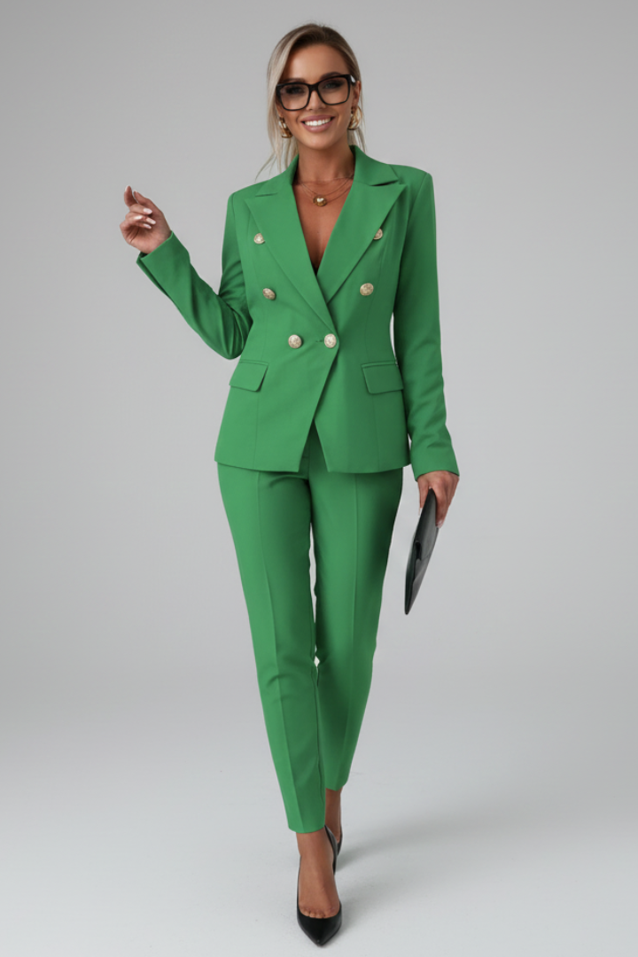 Eleanor | Women's Notched Lapel Pant Suit Set