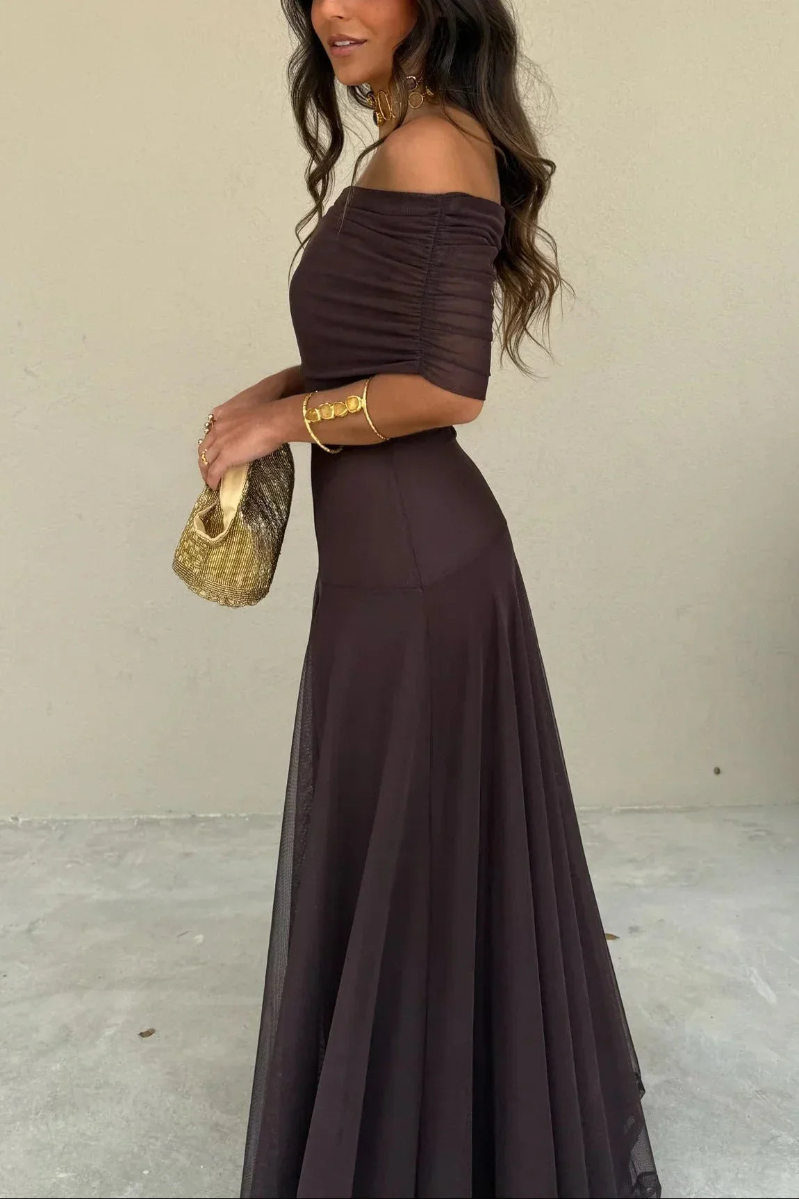 Seraphina | Women's Pleated One-Shoulder Maxi Summer Dress